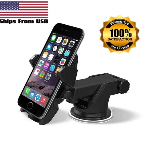 360 Universal Mount Holder Car Stand Windshield For Mobile Cell Phone Gps