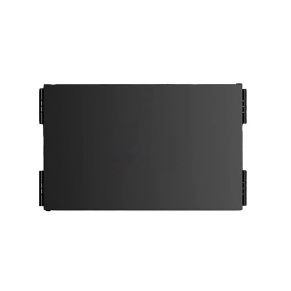 360 Viewing Angle Self Hair Cutting Mirror, Clear Anti-Fog HD Glass (Black With LED Without Accessories)