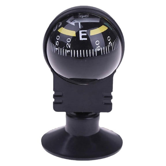 360 Waterproof Car Compass with High Sensitivity Displaying Level & Suct X4D7