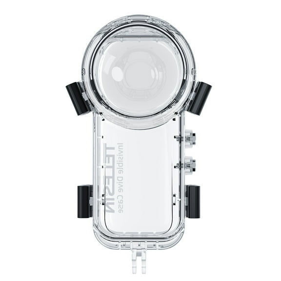 360 Waterproof Dive Case for Insta360 X4 - Bigcan Invisible Underwater Housing Shell for Panoramic Action Camera, 50M Deep Sea Scuba Protection, Anti-Collision Optical Lens Cover