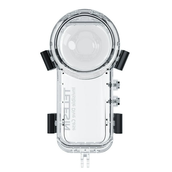 360 Waterproof Dive Case for Insta360 X4 - Bigcan Invisible Underwater Housing Shell for Panoramic Action Camera, 50M Deep Sea Scuba Protection, Anti-Collision Optical Lens Cover