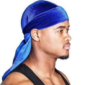 360 Waves Velvet Durag – Strong Compression, Stays Put Overnight, No Forehead Marks, Extra Long Wide Straps,One Size