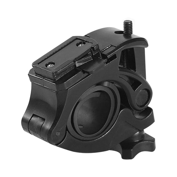 360 degree Light Holder Bike Headlight Bracket Mount Clamp Lightweight Front for LED Flashlight Torch, Mountain Bike Part, Cycling Accessory
