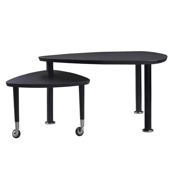 360 degree Rotatable modern Coffee Table for Living Room, solid wood legs with simply assemble Cocktail Table, Rotating Modern Apartment Wood Furniture Walnut / Black / Gray Brown / White color