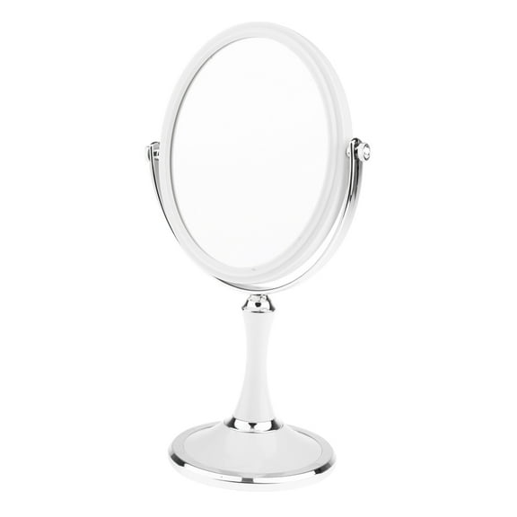 360 degree Swivel Vanity Mirror Regular/3X Magnifying Countertop Mirror With Stand Oval