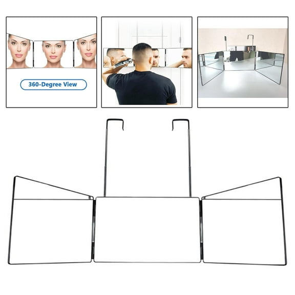 360 degree Way Mirror Used for Self Hair Cutting, Shaving in The