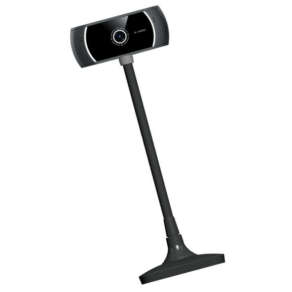 360 degree Wedcam Metal Stand USB Computer Camera Noise Reduction Microphone For Meetings Webinars Interviews