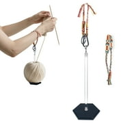 Waxgamo Wrist Yarn Holder, Portable Wrist Yarn Ball Minder Stand with Crossbody Strap, Acrylic Yarn Organizer Storage Knitting Supplies Crocheting Gift for Craft Lover