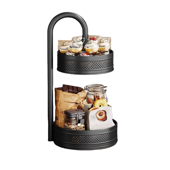360 degree rotating seasoning rack, multi -layer sauce spice bottle, shelf shelf storage rack kitchen shelf