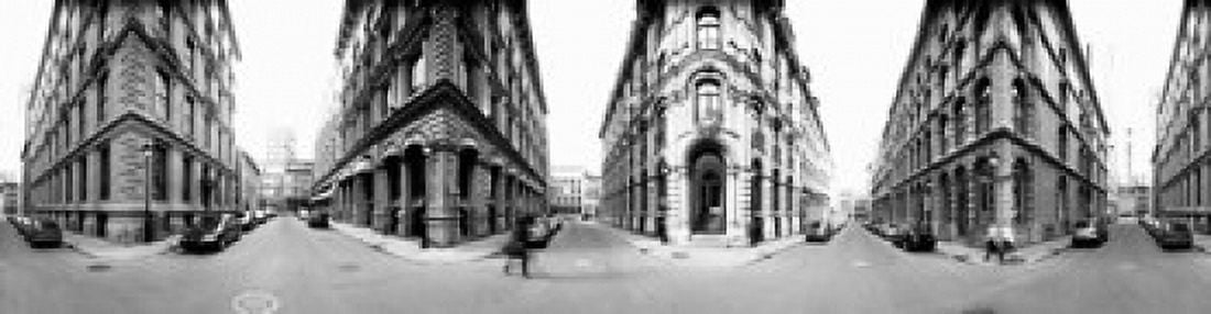 360 degree view of a city Montreal Quebec Canada Canvas Art - Panoramic Images (20 x 5)