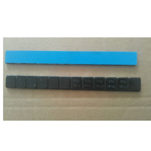 360 pcs / 90 oz 0.25 1/4 OZ BLACK ADHESIVE WHEEL WEIGHTS BALANCE LEAD FREE