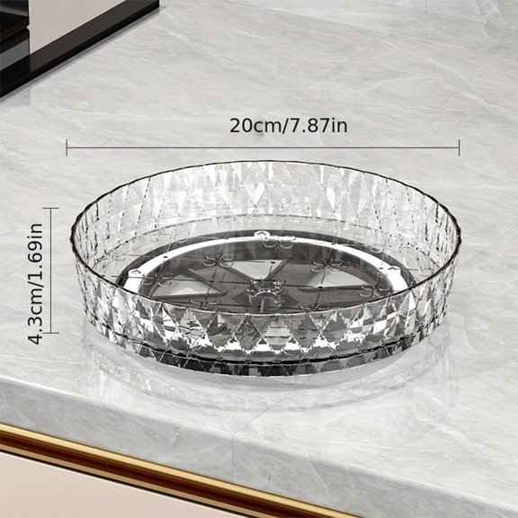 360 rotating rack,multifunctional storage turntable for kitchen countertops,spice storage rack,living room desktop storage tray