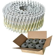3600 Count Coil Siding Nail Full Round Head Wire Collated Coil 1-1/2-Inch x .092-Inch Ring Shank Hot Dipped Galvanized