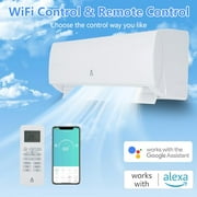 36000BTU  Mini Split Air Conditioner, 19 SEER Wifi Enabled Split AC/Heating System, 208/230V Split AC Unit Cools Up to 2500 Sq. Ft