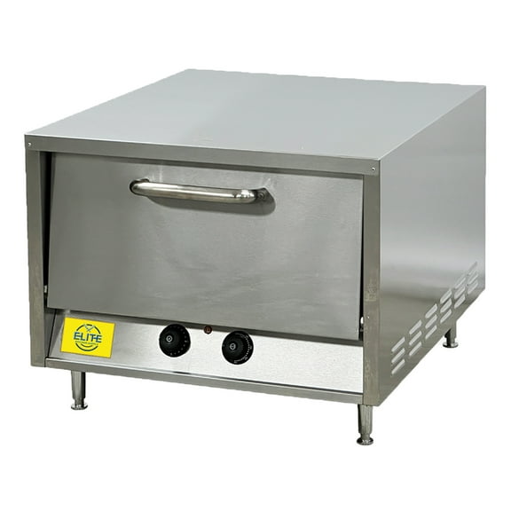 3600W Commercial Pizza Oven Double Deck Bakery 26 in. Stainless Steel Pizza Oven