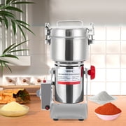 3600W High-Efficiency Grain Mill   2.2 lbs Capacity, 304 Stainless Steel, All-Copper Motor, Timer, and Accessories for Home & Pharmacy Use