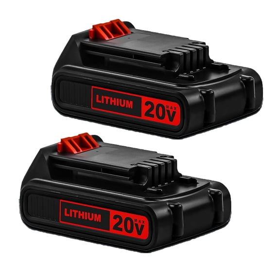 3600mAh LBXR20 Battery Replacement for Black and Decker Lithium 20V Battery Max Compatible with Black and Decker 20 Volt Battery LB20 LBX20 LST220 LBXR2020 LB2X4020 Cordless Power Tools (2Pack)