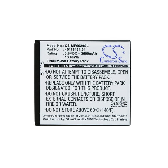 3600mAh Novatel Wireless GB-S10-985354-0100 40115131.01 Battery for MiFi 6620L MiFi 6630 Jetpack MiFi 6620L MiFi6620L MiFi6630