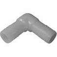 thumbnail image 1 of Genova Products 360710 Hose Elbow, 1", White, 1 of 3