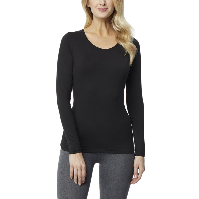 360Air Women's Athleisure Cozy Heat Mock Neck Long Sleeve With