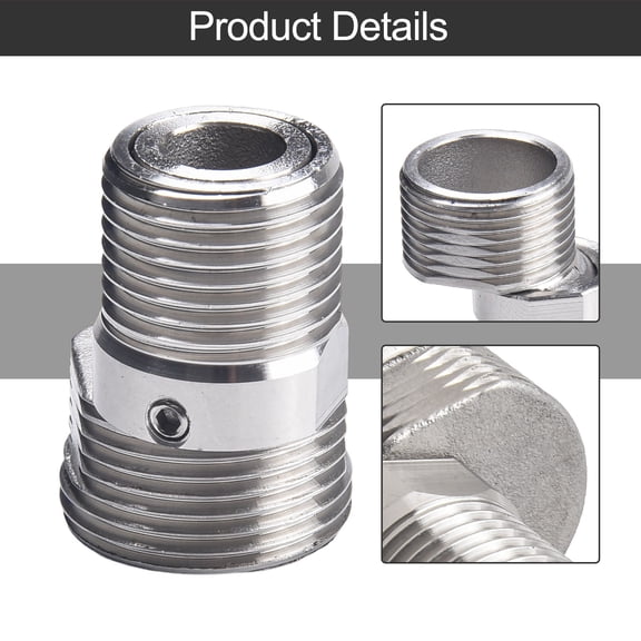 360Degree Adjustable Faucet Angled Curved Foot Eccentric Screw Corner Tapadapter