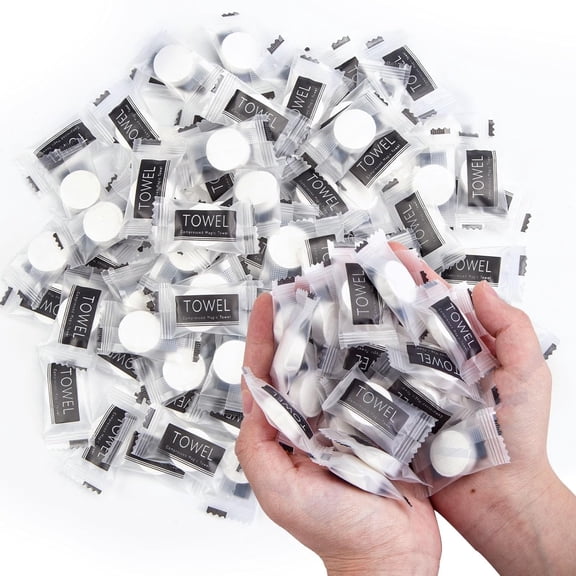 360PCS Compressed Towels, Bulk Disposable Towels for Face Portable Washcloths for Travel Expandable Wipes Tablets Survival Gear and Supplies for Outdoors Camping Hiking Hotel