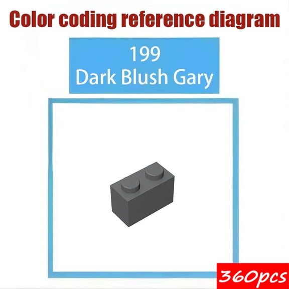 360PCS High-Tech Assemble Particle 95344 Small Bucket Brick Building Blocks Kit Replaceable Part Toy For Children