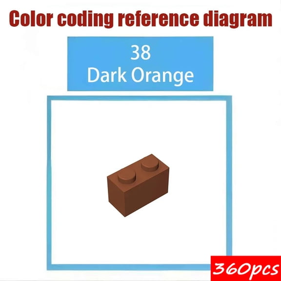 360PCS High-Tech Assemble Particle 95344 Small Bucket Brick Building Blocks Kit Replaceable Part Toy For Children