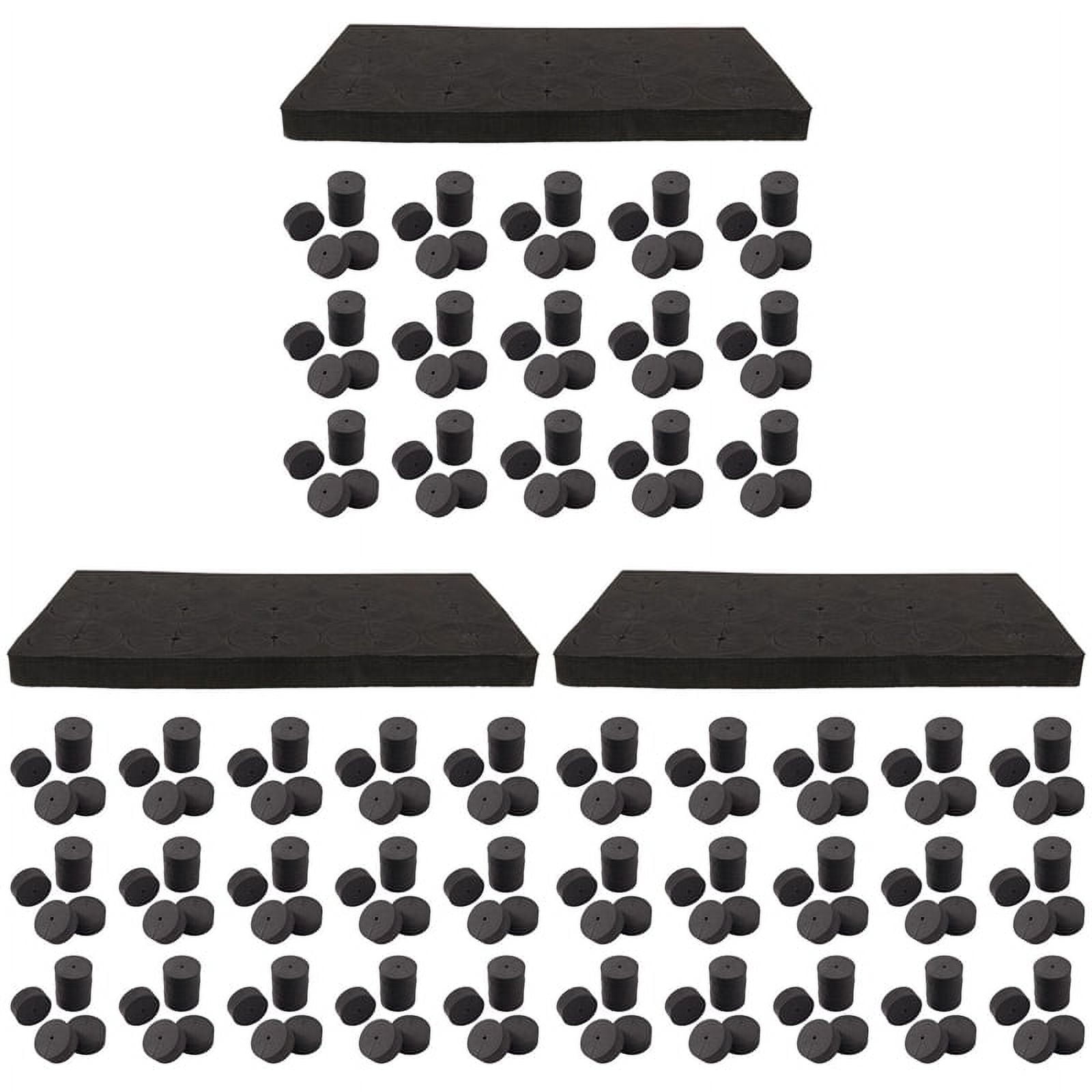50PCS Garden Clone Collars Neoprene Inserts Sponge Block For Plant