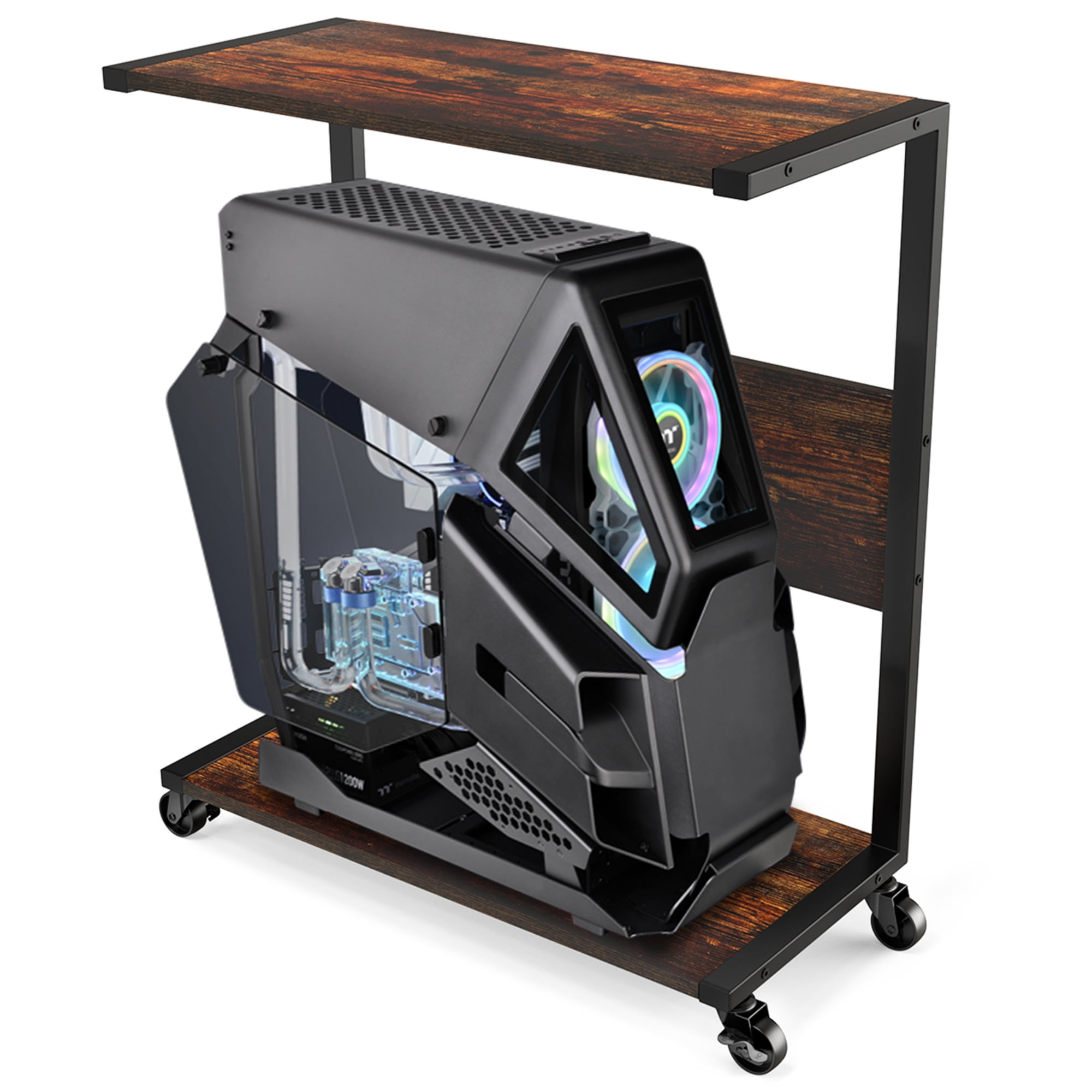 360Tronix Computer Tower Stand, Upgrade 2-Tier Extra Large Gaming ATX ...