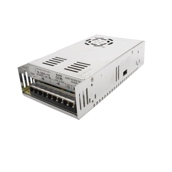 360W 12V 30A LED Strip CNC 3D Print Small Volume Single Output Switching Power Supply 5V 13.5V 15V 24V 36V 48V ,Smart Chip
