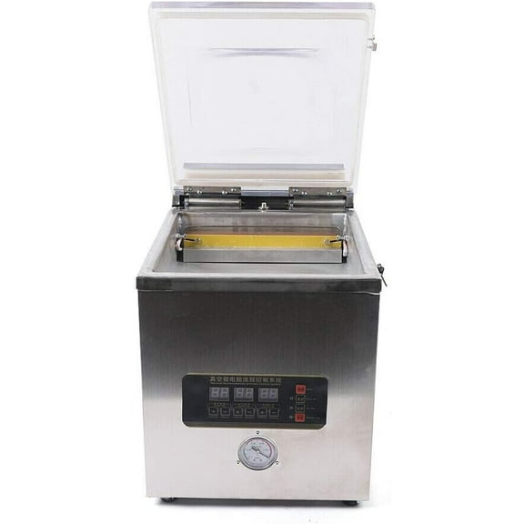 360W Vacuum Packing Sealing Machine Sealer Packaging Industrial Chamber 2L -110V Automatic Commercial Vacuum Sealer Food Sealing Machine Home Packing
