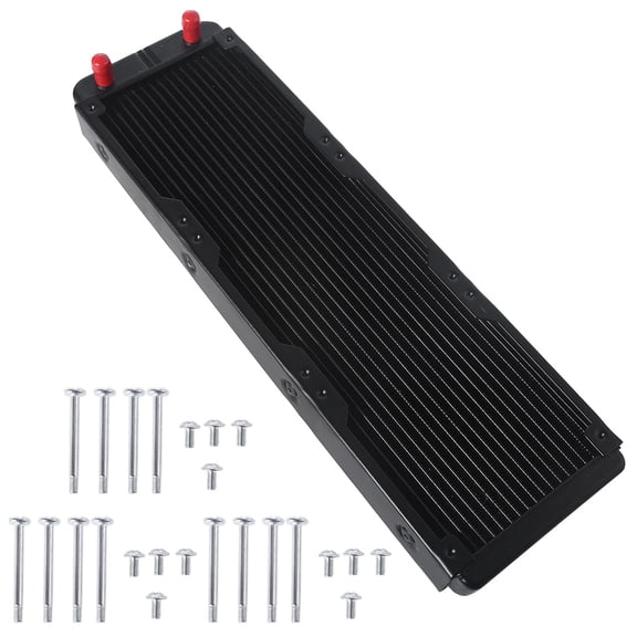 360mm 18 Tube Computer Water Cooling Radiator G1/4 Female Thread Heat Dissipation for Computer PC CPU Water Cool System