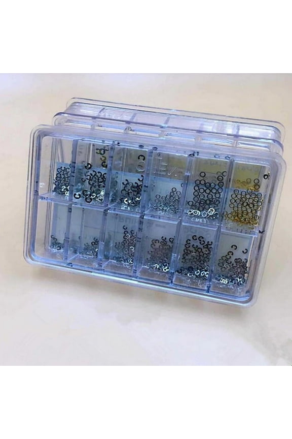 360pcs Metal Watch Washer Clip Set Professional Watch Repair Accessories, Fixed Watch Parts
