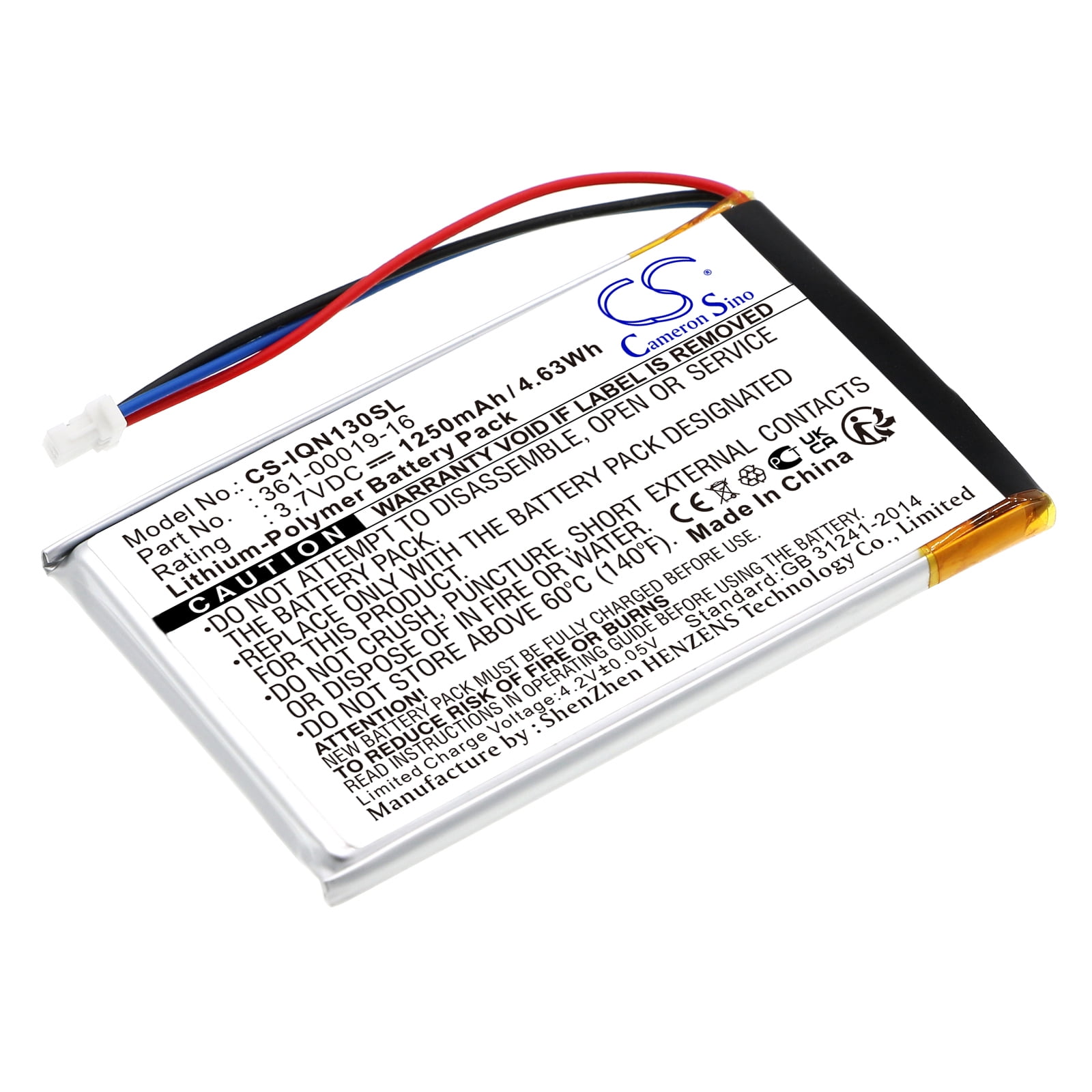 Garmin Nuvi 1390T Battery Replacement Kit - Extended 1250mAh Battery With Tools & Video Instructions