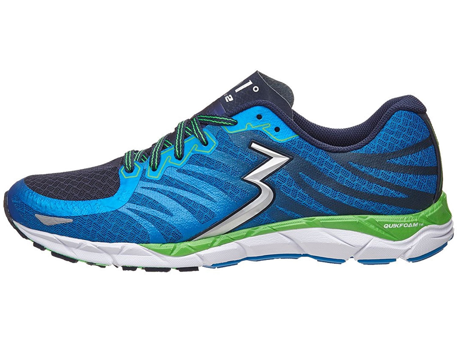 361 Degrees Men's KGM2 2 Running Shoe (14 D US, Sapphire/Green Apple ...