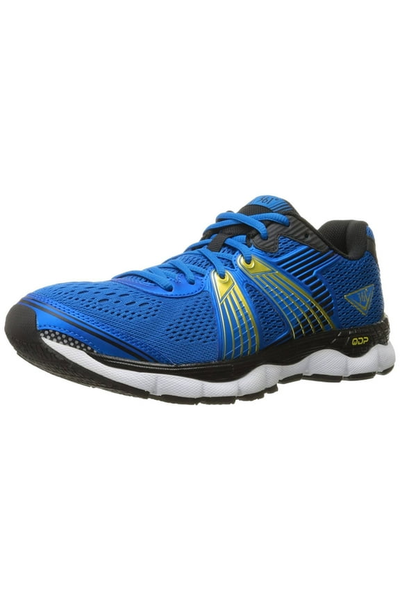 361 Men's Shield-M Running Shoe, Blue/Black/Yellow, 10.5 M US