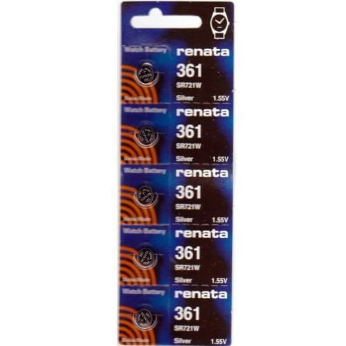 #361 Renata Watch Batteries 5Pcs