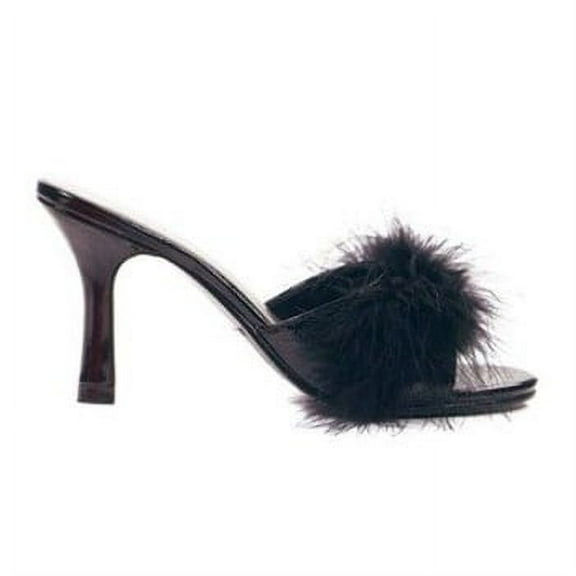 361-Sasha, 3.5" Heel Maribou Slippers