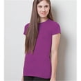 thumbnail image 1 of 3616 Juniors Fine Jersey Longer Length T-Shirt, Apple - Extra Large, 1 of 1