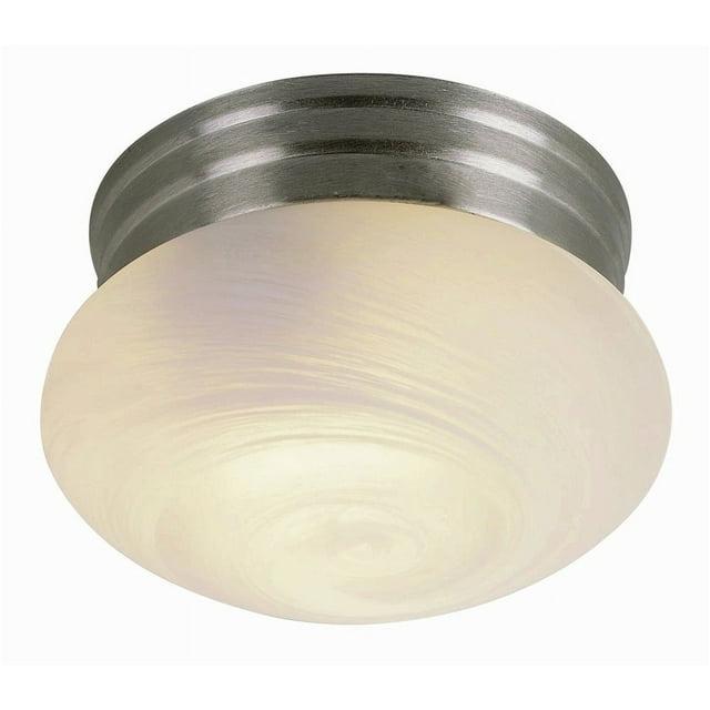 3619 BN-Trans Globe Lighting-8 Inch Flush Mount-Brushed Nickel Finish