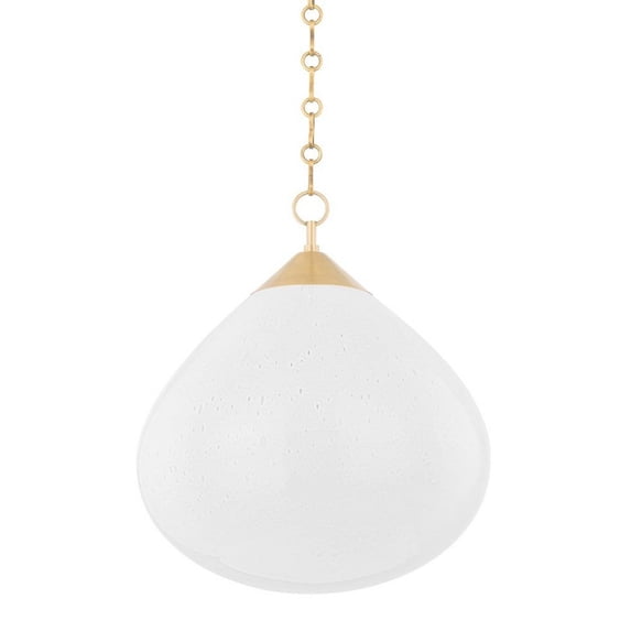 362-18-VB-Corbett Lighting-Semilla - 1 Light Pendant-20.75 Inches Tall and 18 Inches Wide -Traditional Installation