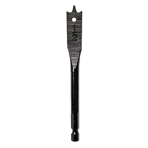 Century Drill & Tool 36232 Lazer Spade Bit, 1/2" Stubby Length