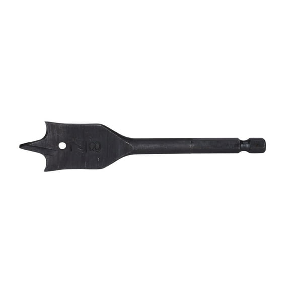 Century Drill & Tool – 36256 Lazer Spade Drill Bit – 7/8” x 4” – Alloy Steel Spade Tool with Heavy-Duty Quick-Change Hex Shank