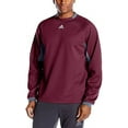 thumbnail image 1 of 362F Adidas Mens Climawarm Fielders Fleece Sweatshirt Maroon Onix Grey S, 1 of 2