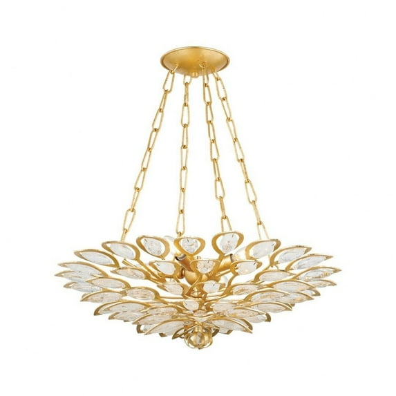 363-24-GL-Corbett Lighting-Vittoria - 4 Light Chandelier-8 Inches Tall and 24 Inches Wide