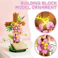 thumbnail image 1 of 363PCS 10.63" Holy Cross Flower Building Toys Set - Base Blessed Theme Toys Decoration, Perfect Birthday Christmas Collectible Easter Gifts, 1 of 5