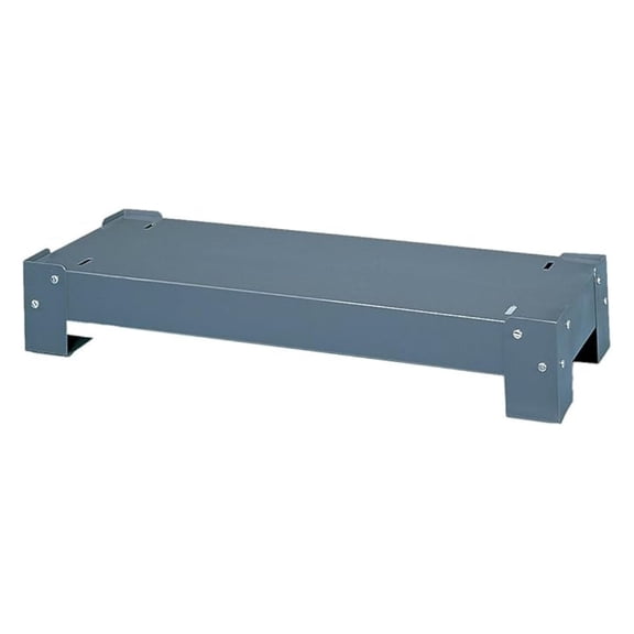 364-95 Gray Cold Rolled Steel Drawer Cabinet Base, 33-3/4" Width x 5-3/4" Height x 12-1/4" Depth
