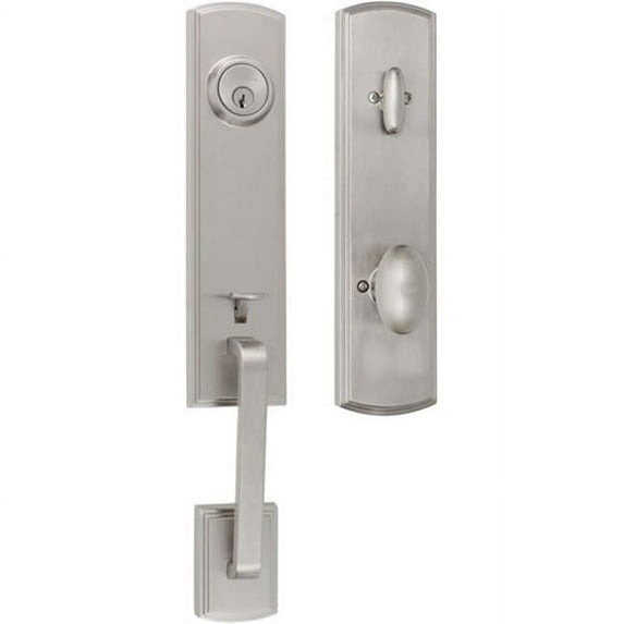 364001 Briona Handleset - Single Cylinder, Satin Nickel