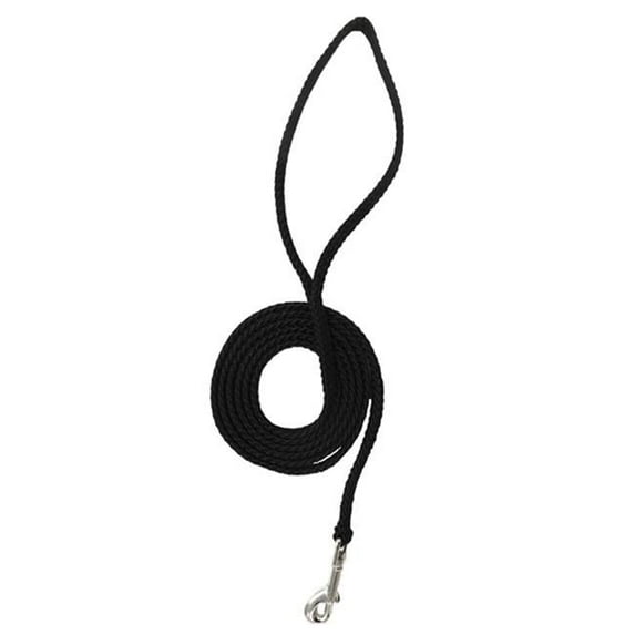 3648-RR Flat Braided Rope Lead with Snap, Red & Blue - 0.25 in.